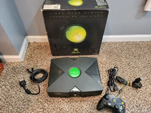 Xbox Original Console Bundle in Box Halo Game TESTED WORKING - Picture 1 of 10
