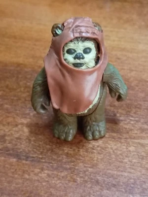 Figura de colección Kenner Star Wars Ewok WICKET W W WARRICK 1984 LILI LEDY cara gris Foto 1 de 4