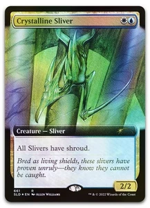 Crystalline Sliver (Extended Art) #661 (Foil) NM Secret Lair Drop SLD Magic MTG - Picture 1 of 2