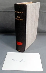 1969 Mario Puzo The Godfather Book w/Autographed Card G.P. Putnam's Sons 5th Ed - Picture 1 of 9