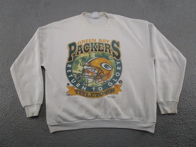 Sudadera De Colección Años 90 Green Bay Packers Return to Glory Titletown Talla XL LEER Foto 1 de 4