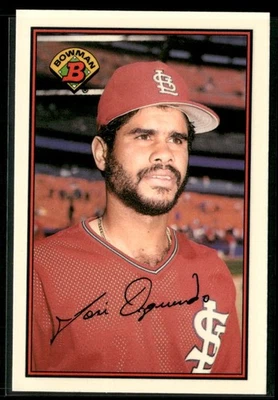 1989 Bowman #438 Jose Oquendo Collector's Edition (Tiffany) Cardinals 89Tif - Image 1 of 2