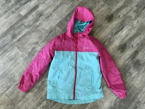 Eddie Bauer Youth Girls Lone Peak 3-In-1 Jacket M (10/12) Pink Lined Full Zip - Picture 1 of 7