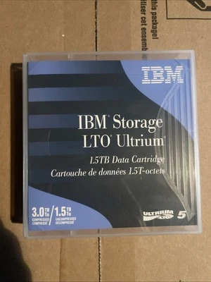 IBM LTO ULTRIUM 5 (20 PACK) 46X1290 BACKUP TAPE CARTRIDGE NEW OEM FACTORY SEALED - Image 1 of 2