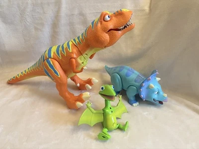 Jim Hensons Dinosaur Train Talking Interactive Figures Boris, Tank, tiny 2010 - Image 1 of 4