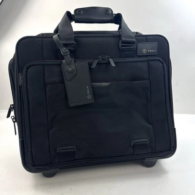 Tumi T-Tech 2 Wheeled Rolling Laptop Bag Briefcase Black 58602D NICE - Image 1 of 4