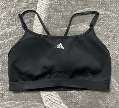 Sujetador deportivo Adidas talla M D-DD negro Aeroreact entrenamiento soporte ligero Foto 1 de 4