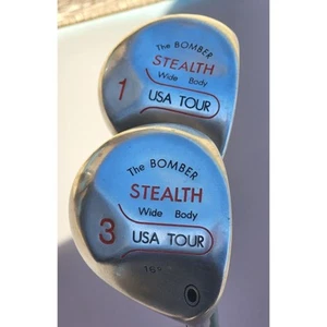 Stealth THE BOMBER Golf Clubs Wide Body USA TOUR 1 & 3 WOOD RH Graphite Sr. Flex - Picture 1 of 14