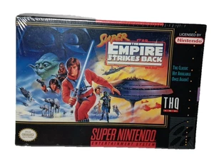 Super Star Wars The Empire Strikes Back Snes Super Nintendo THQ New Sealed - Picture 1 of 9