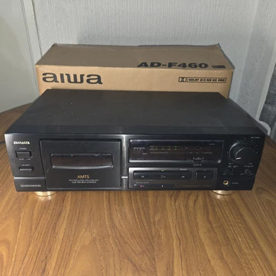 Aiwa AD-F460 Cassette Deck Lettore/Registratore a nastro stereo CONFEZIONATO - Immagine 1 di 4