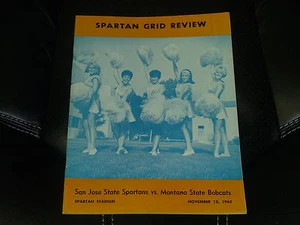 1965 MONTANA STATE AT SAN JOSE STATE COLLEGE FOOTBALL PROGRAM EX-MINT - Picture 1 of 1
