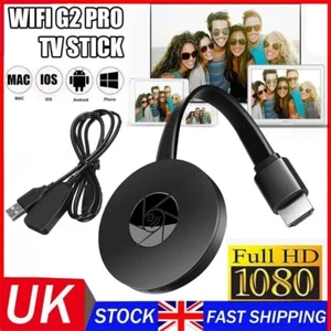 TV Streaming Gerät Wireless Screen Projector 1080p Wireless Display Adapter UK - Bild 1 von 24