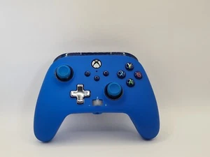 PowerA _Xbox Enhanced Fusion 3 Wired Controller- BLUE- LEFT JOYSTICK DRIFTING - Picture 1 of 6