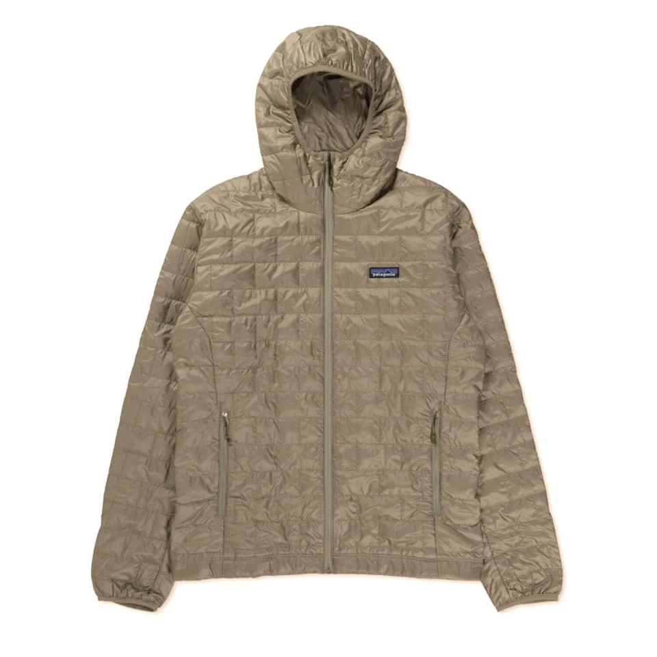 Patagonia Para Hombre - Chaqueta con Capucha NANO PUFF - Gris Ave Marina Foto 1 de 1