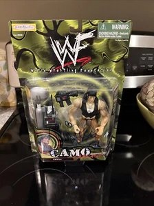 Autographed JSA Rare Jakks Pacific WWF Camo Carnage Chyna Action Figure - Picture 1 of 6