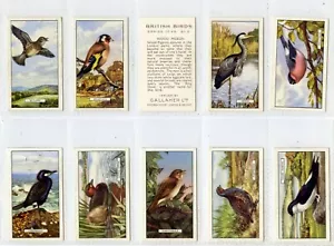 Full Set, Gallaher, British Birds 1937 EX (Gd2564) 48/48 - Picture 1 of 1