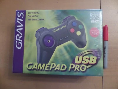 Gravis GamePad Pro USB brand new sealed Mac OS Windows 95 98 - Image 1 of 3