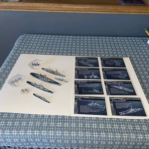 AXIS AND ALLIES WAR AT SEA United States US Fleet Lot USS Washington Salt Lake - Picture 1 of 6
