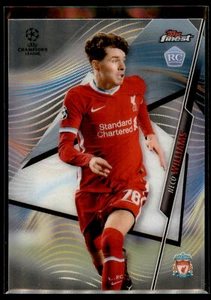 Topps Finest UEFA Champions League Base #12 2020-21 Neco Williams RC - Liverpool - Imagen 1 de 2