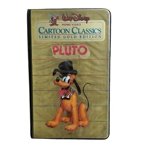 Pluto VHS Tape Cartoon Classics Limited Gold Edition RARE Walt Disney - Picture 1 of 4