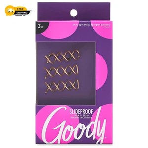 Goody Hair Spin Pin, - Mini Corkscrew Hair Pins for Fast Bun Provides All-Day Ho - Picture 1 of 13