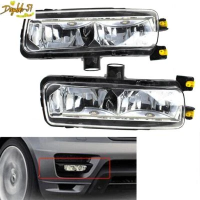 Pair For Land Rover Range Rover Sport 2014-2017 LED DRL Front Fog Light Lamp New - Image 1 of 4