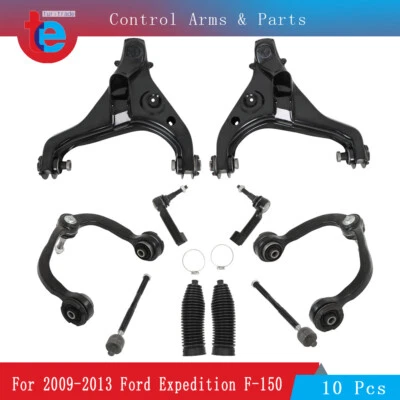 10X Front Upper Lower Control Arms Tierods For Lincoln Navigator Ford 2009-2013 - Image 1 of 4