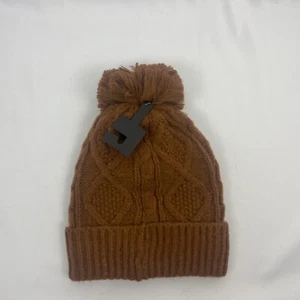 Sonoma Cold Weather Sherpa Lined Cable Beanie Nutmeg Color - Bild 1 von 3