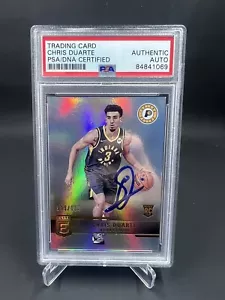 Chris Duarte Signed 2021-22 Donruss Elite RC IP Auto PSA/DNA Indiana Pacers - Picture 1 of 2