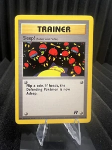 Sleep! 79/82 - Team Rocket Unlimited Edition - WOTC Pokemon LP - Picture 1 of 2