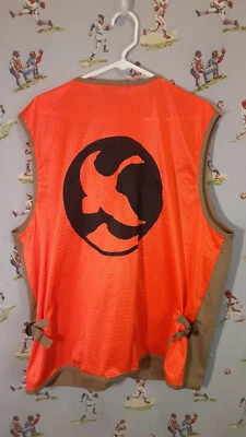 🦌 Gander Mountain Blaze Orange & Brown Safety Hunting Vest XL Lightweight - Image 1 of 4