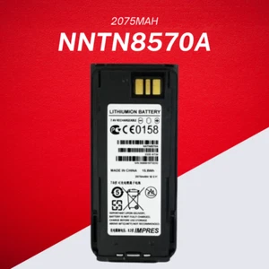 2075mAh NNTN8570A IMPRES Battery Works With Motorola MTP8550Ex MTP8500Ex - 7.4V - Picture 1 of 7