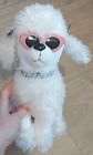 White Poodle Dog With Retro Sunglasses Softtoy B2