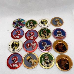 De colección Mighty Morphin POWER RANGERS VR Troopers McDonald's Pog 1994 Lote de 12 - Imagen 1 de 6