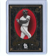 2007 SP LEGENDARY CUTS LOU BROCK ST. LOUIS CARDINALS #94 HOF