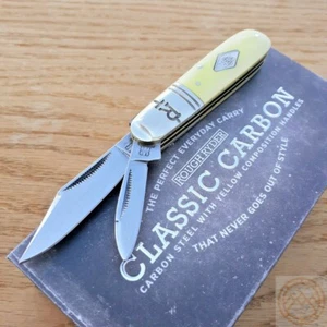 Rough Ryder Barlow Classic Pocket Knife Carbon Steel Blades Synthetic Handle - Picture 1 of 13