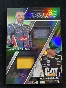 2017 ABSOLUTE TEAM TANDEMS AUSTIN DILLON RYAN NEWMAN 29/99 - Picture 1 of 2