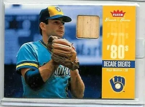 PAUL MOLITOR 2004 FLEER GREATS OF THE GAME DÉCADA DE LOS 80 JUEGO BATE USADO - Imagen 1 de 1