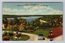 Lakeview AR-Arkansas, Bull Shoals Lake, Montgomery's Court, Vintage Postcard