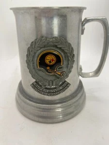 Vintage 1980 Zinn Pittsburgh Steelers Sammeltasse/Stein Super Bowl XIV - Bild 1 von 11