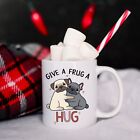 Frug Dog Mug, Give a Frug a Hug  - Personalised Frug Mug, 11 oz Coffee Mug
