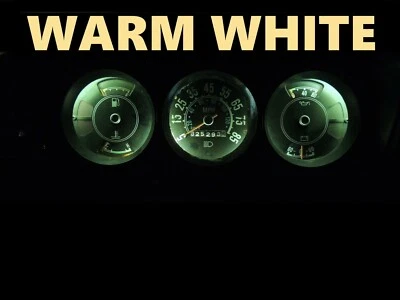 Cuadro de manómetros LED bombillas blanco cálido para Jeep 73 85 Wagoneer J10  Foto 1 de 2