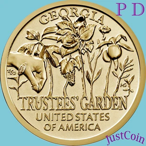 2019 P&D SET AMERICAN INNOVATION GEORGIA TWO UNCIRCULATED DOLLARS - Bild 1 von 2