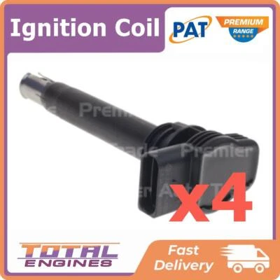 4x PAT Premium Ignition Coil fits Volkswagen Multivan T5 2.0L 4Cyl CJKA - Image 1 of 2