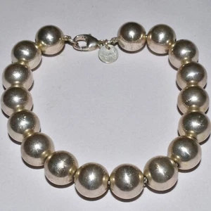Tiffany & Co. HardWear Ball Bracelet in Silver, 10 mm 7.5" - Picture 1 of 4