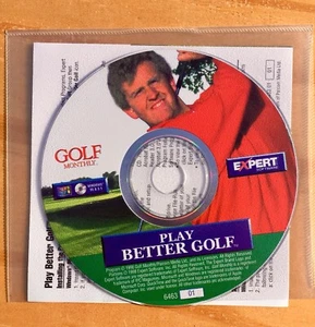Expert Software Golf Monthly "Play Better" CD-ROM for Windows 95 & 3.1 - New - Photo 1/2