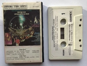 Three Dog Night Captured Live at the Forum Cassette Tape Clamshell & Paper Label - Picture 1 of 6