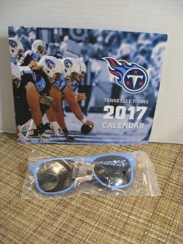 Tennessee Titans Football Calendar 2017 - Approx. 8 1/2" x 7" - Sunglasses Cover