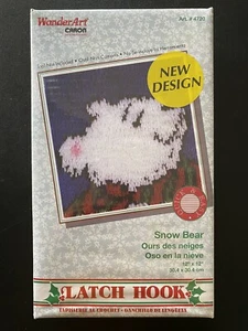 Wonder Art by Caron Gancio di Chiusura Kit Orso di Neve 12”x12” - Foto 1 di 5