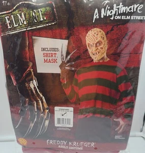 Freddy Krueger Nightmare on Elm Street Adult Mens Standard Size Costume NEW - Picture 1 of 4